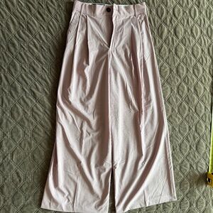 Zara Wide Leg Pink / Lilac Trouser Pants